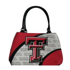 Texas Tech Purse Red Raiders Lubbock TX College Spirit Wear Bag Accessory Black